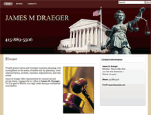 Tablet Screenshot of draegerjamesmca.com